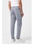 Buz Mavi Slim Fit Armürlü Jogger Pantolon 5