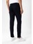 Lacivert Slim Fit Armürlü Pantolon 5