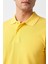 Sarı Slim Fit Armürlü Polo Yaka Tişört 3