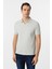Yeşil Slim Fit Armürlü Polo Yaka Tişört 1