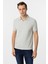 Yeşil Slim Fit Armürlü Polo Yaka Tişört 2