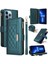 IPhone 15 Pro Cüzdan Darbeye Dayanıklı Kayış Kart Yuvaları Için Flip Case (Yurt Dışından) 1