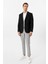 Siyah Regular Fit Mono Yaka 6 Drop Ceket 1