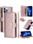 IPhone 15 Pro Cüzdan Darbeye Dayanıklı Kayış Kart Yuvaları Için Flip Case (Yurt Dışından) 1
