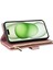 IPhone 15 Için Flip Case Darbeye Kart Yuvaları Cüzdan Kayış (Yurt Dışından) 4