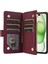 IPhone 15 Için Flip Case Darbeye Kart Yuvaları Cüzdan Kayış (Yurt Dışından) 3