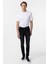 Siyah Süper Slim Fit Düz Pantolon 1