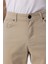 Bej Slim Fit Düz Kanvas Pantolon 4