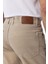 Bej Slim Fit Düz Kanvas Pantolon 5