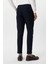 Lacivert Slim Fit Armürlü Jogger Pantolon 5
