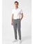 Lacivert Slim Fit Armürlü Kanvas Pantolon 1