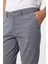 Lacivert Slim Fit Armürlü Kanvas Pantolon 4