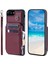 Cüzdan Kılıf IPhone 6 Artı/6s Artı Kickstand Pu Deri Flip Folio Kılıf (Yurt Dışından) 1