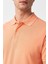 Sütlü Kahve Slim Fit Armürlü Polo Yaka Tişört 3