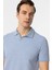 Mavi Slim Fit Armürlü Polo Yaka Tişört 4