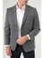 Siyah Regular Fit Desenli Mono Yaka 4 Drop Ceket 2