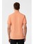 Sütlü Kahve Slim Fit Armürlü Polo Yaka Tişört 5