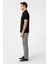 Siyah Slim Fit Armürlü Polo Yaka Tişört 4