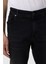 Siyah Slim Fit Denim Pantolon 4