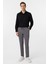 Antrasit Slim Fit Düz Jogger Pantolon 1