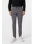Antrasit Slim Fit Düz Jogger Pantolon 2