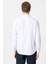 Beyaz Slim Fit Düz Klasik Yaka Gömlek 5