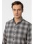 Siyah Slim Fit Düz Düğmeli Yaka Gömlek 4