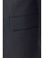Lacivert Slim Fit Desenli Sivri Yaka 6 Drop Klasik Takım Elbise 4