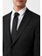 Siyah Slim Fit Desenli Mono Yaka 6 Drop Klasik Takım Elbise 4