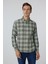 Koyu Yeşil Slim Fit Düz Düğmeli Yaka Gömlek 4