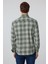 Koyu Yeşil Slim Fit Düz Düğmeli Yaka Gömlek 5