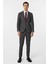 Siyah Slim Fit Desenli Mono Yaka 6 Drop Klasik Takım Elbise 2