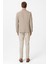 Bej Slim Fit Düz Sivri Yaka 6 Drop Ceket 5