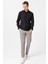 Siyah Slim Fit Düz Klasik Yaka Gömlek 5