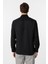 Siyah Slim Fit Düz Klasik Yaka Gömlek 4