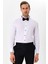Siyah Slim Fit Düz Ata Yaka Gömlek 3