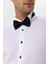 Siyah Slim Fit Düz Ata Yaka Gömlek 4