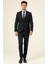 Lacivert Slim Fit Düz Sivri Yaka 6 Drop Klasik Takım Elbise 4