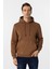 Kiremit Regular Düz Kapüşonlu Yaka Sweatshirt 3