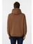 Kiremit Regular Düz Kapüşonlu Yaka Sweatshirt 5