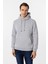Gri Regular Düz Kapüşonlu Yaka Sweatshirt 1