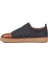 Lacivert-Kahve Hakiki Deri Erkek Sneaker 3K1973-C704 M 2