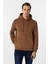 Kiremit Regular Düz Kapüşonlu Yaka Sweatshirt 2