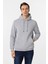 Gri Regular Düz Kapüşonlu Yaka Sweatshirt 2
