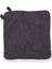 Kulaklı Tavşan Nakışlı Bebek Banyo Havlusu 75X75 cm Füme 3