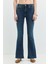 Brıdge Skinny Flare Fit Koyu Indigo Kadın Jean Pantolon 8