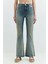 Serena Skinny Flare Fit Vintage Açık Indigo Kadın Jean Pantolon 9