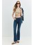 Brıdge Skinny Flare Fit Koyu Indigo Kadın Jean Pantolon 1