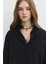 Tencel Regular Fit Siyah Kadın Gömlek 5