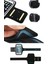 Siyah spor kol bandı, telefon tutucu, koşu ve egzersiz için ideal, rahat ve kullanışlı 6